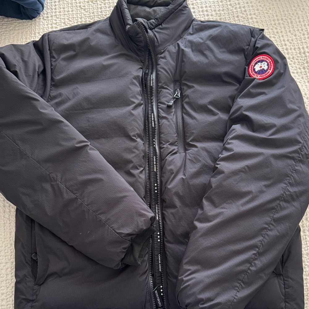 Men's Black Canada Goose Lodge Down Jacket Size Small